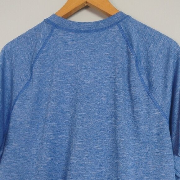 Nike Dri Fit  Blue Short Sleeve Men's T Shirt Top Size L Lightweight Crew Neck - Picture 5 of 5